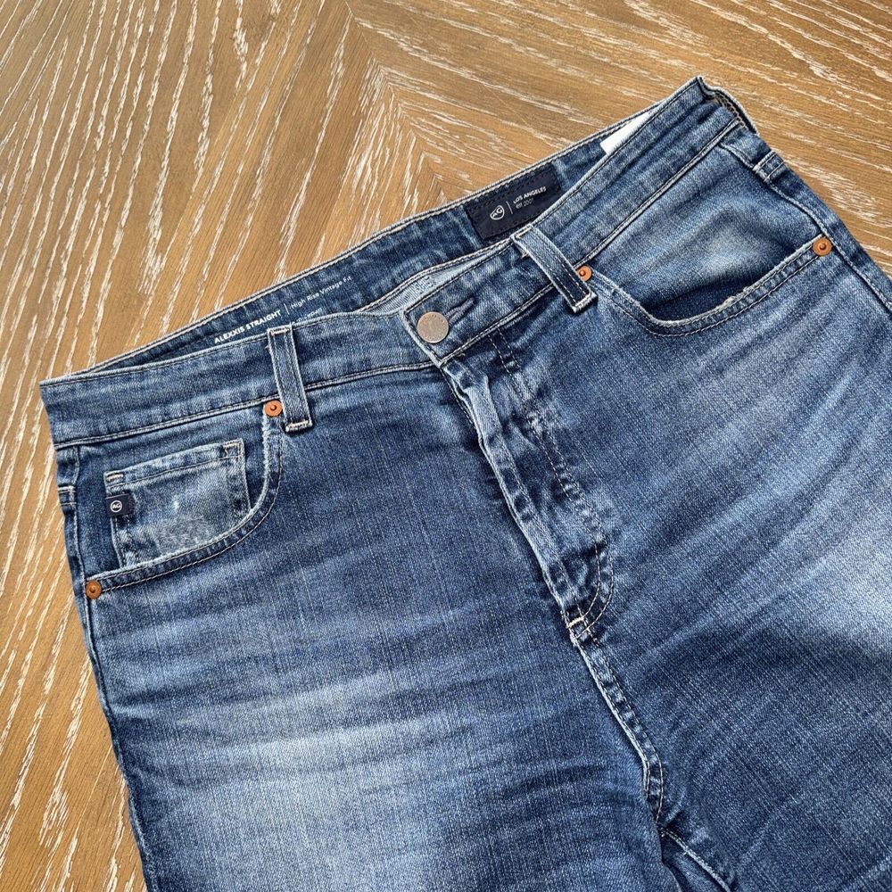 AG 31R Adriano Goldschmied‎ Alexxis Slim Jeans Button Fly EXCELLENT & Sooo Soft
